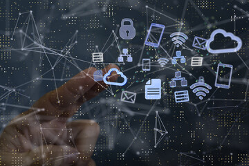 Futuristic wave, Futuristic data stream