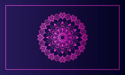 Stylish Mandala Pattern Design Illustration