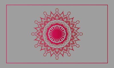 Stylish Mandala Pattern Design Illustration