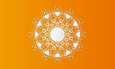 Stylish Mandala Pattern Design Illustration