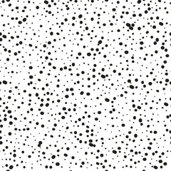 dot, spot monochrome vector seamless pattern