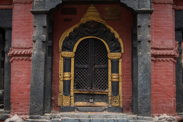 Kathmandu, Nepal- April 20,2019 : The Pashupatinath Temple is a Hindu temple located on the Bagmati River in Kathmandu, Nepal.