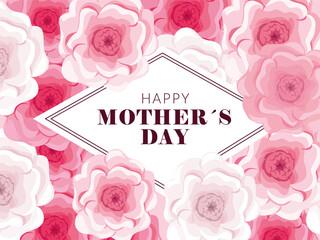 Happy Mothers day floral card
