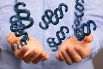 Labor Law Lawyer Legal Business Internet Technology Concept