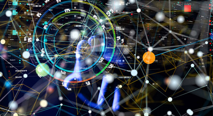 Futuristic wave, Futuristic data stream