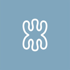 Fototapeta premium Aesthetic minimalist logo design suitable for your logo