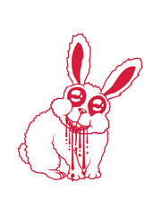 Tropfen Blut Hase 