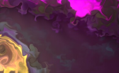 Multicolor Alcohol ink colors translucent. Abstract multicolored marble texture background. Design wrapping paper, wallpaper. Mixing acrylic paints. Modern fluid art. Alcohol Ink Pattern