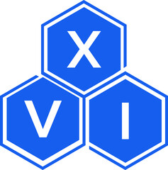 XVI letter logo design on White background. XVI creative initials letter logo concept. XVI letter design. 