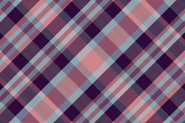 Tartan plaid pattern with texture and retro color.