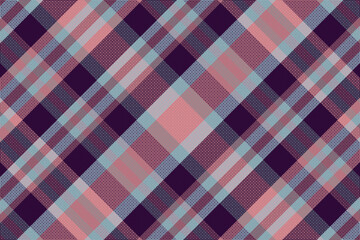 Tartan plaid pattern with texture and retro color.