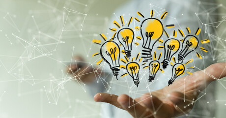 Neural network 3D illustration. Big data and cybersecurity © vegefox.com