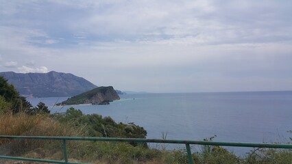 view from the sea at kotor, budva