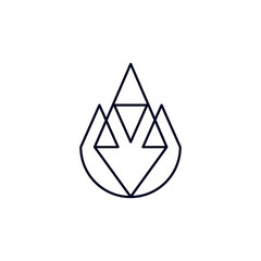 Abstract logo design. 