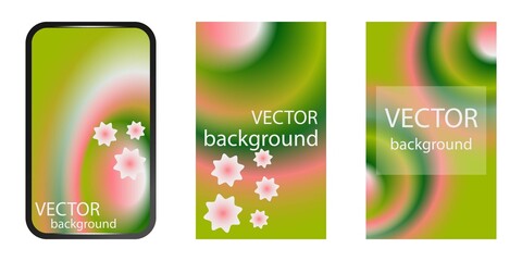Abstract modern vertical banners. Brochure design template, card, banner. Colorful vector illustration futuristic style. Liquid color background design. Abstract digital background. 