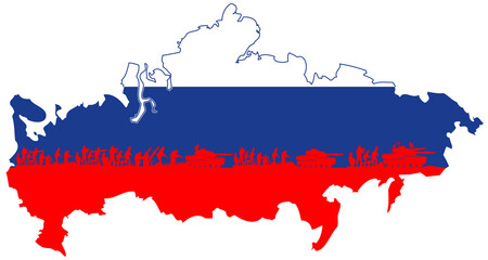 No War only peace concept design 2022. Awareness campaign to build a better world. Armed Soldiers graphics civilians silhouette on world map.