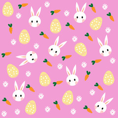 easter seamless patterns. Spring pattern for banners, posters, cover design templates, social media stories wallpapers and greeting cards.