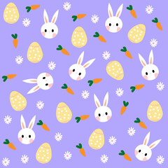 easter seamless patterns. Spring pattern for banners, posters, cover design templates, social media stories wallpapers and greeting cards.