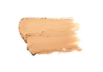 Make-up foundation concealer bb-cream smudge powder creamy  isolated on white background