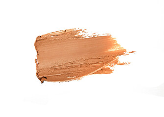 Make-up foundation concealer bb-cream smudge powder creamy  isolated on white background