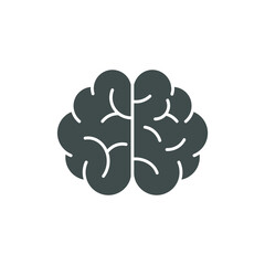 Brain icons  symbol vector elements for infographic web