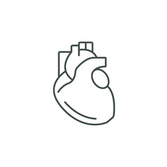 Heart icons  symbol vector elements for infographic web