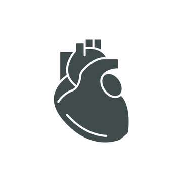 Heart icons  symbol vector elements for infographic web