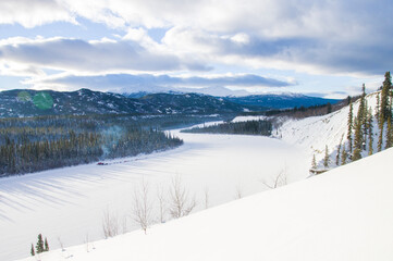 Fototapeta na wymiar Yukon river