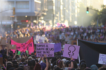 Protesto Feminista - obrazy, fototapety, plakaty