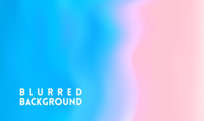 Pink sunset sea blurred background - pink and yellow background vector illustration