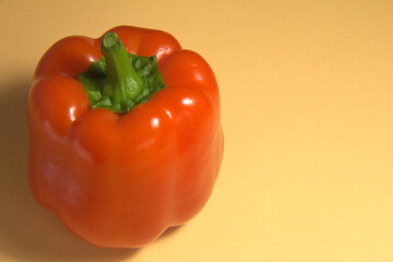 red and yellow peppers