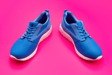 shoe store. shopping concept. footwear for training. athletic footgear for running.