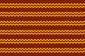 wave zigzag illustration with brown pattern for decoration 
