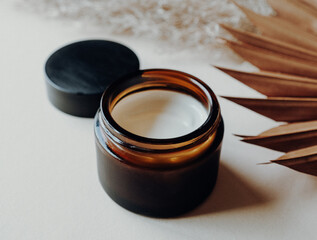 Natural cosmetics face cream