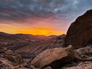 Obraz premium Mirador de las Peñitas en Fuerteventura