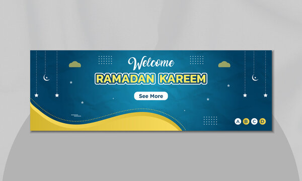 Ramadan email signature template or email footer design template