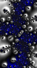 Futuristic background. Color illustration. Desktop wallpaper. Smartphone screen Wallpaper