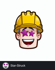 Construction Worker - Expressions - Affection - Star Struck