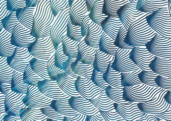 cut out natural material wavy vector background