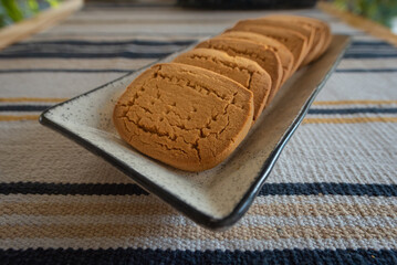 Shortbread making with lots of butter