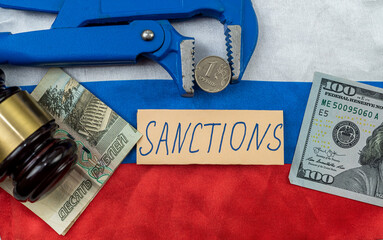 sanctions against Russia by the United States. dollar against the ruble