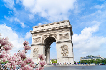 Fototapeta na wymiar Arc de triomphe, Paris, France