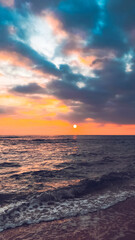 Fototapeta premium sunset on the sea