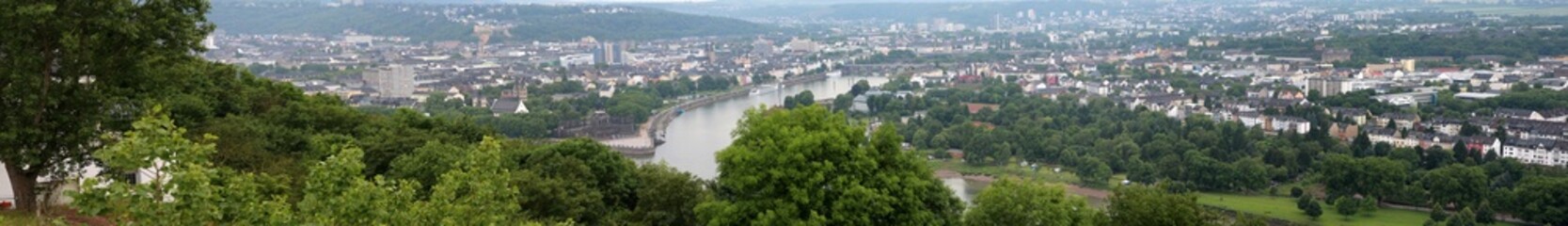 Fototapeta premium Panorama - Koblenz - Hesse - Germany