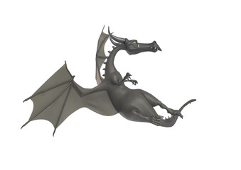 strawberry dragon is flying back