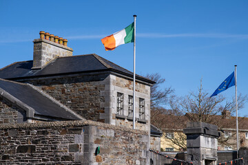 Tarbert village in county Kerry,Tarbert,Ireland,March 18,2022