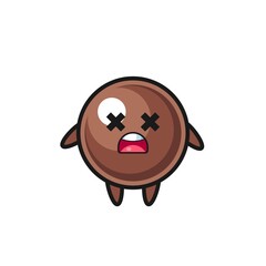 the dead tapioca pearl mascot character