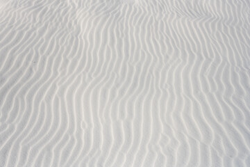 Waves of Ripples Across Gypsum sand dune