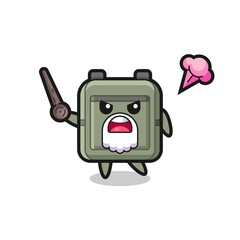 cute school bag grandpa is getting angry