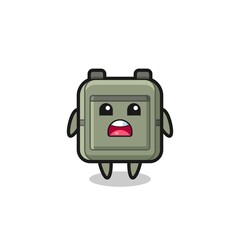 school bag illustration with apologizing expression, saying I am sorry